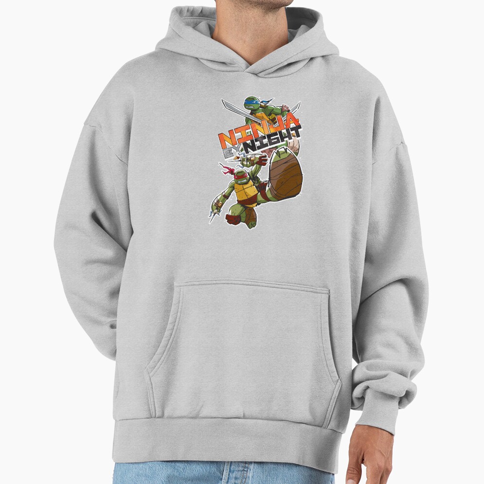 Teenage Mutant Ninja Turtles Ninja By Night Retro High Kick Hoodie - Image 4