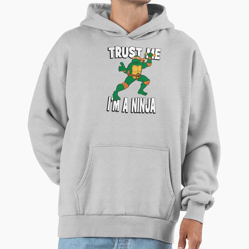 Teenage Mutant Ninja Turtles Michelangelo Trust I M A Ninja Hoodie - Image 4