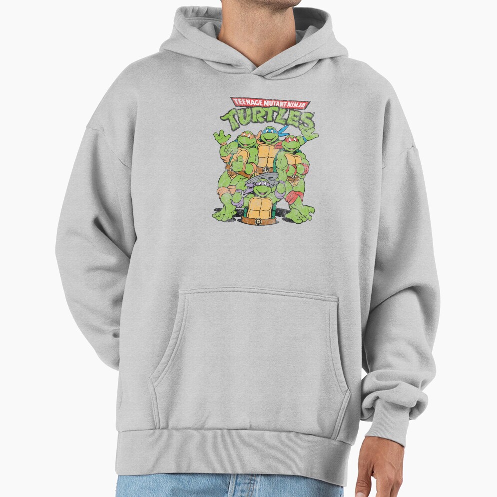 Teenage Mutant Ninja Turtles Classic Retro Logo Hoodie - Image 4