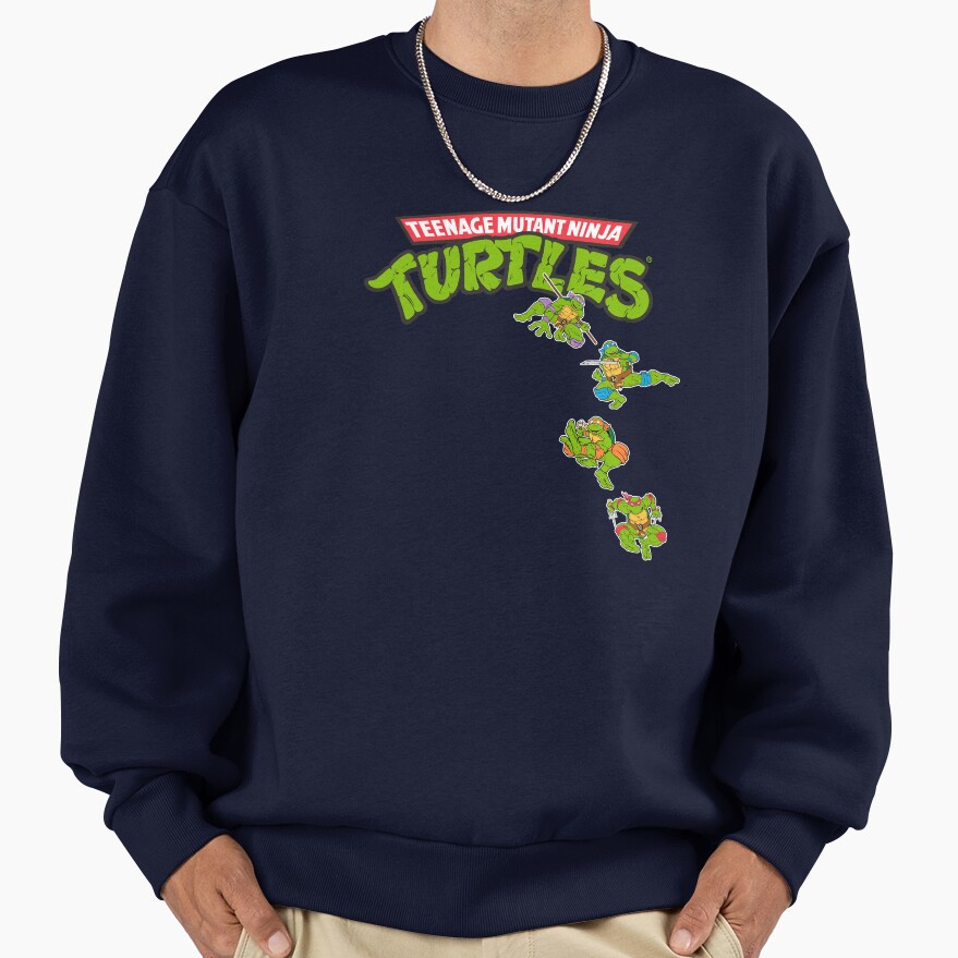 Teenage Mutant Ninja Turtles Swinging Side Ninja Icons Sweatshirt - Image 5