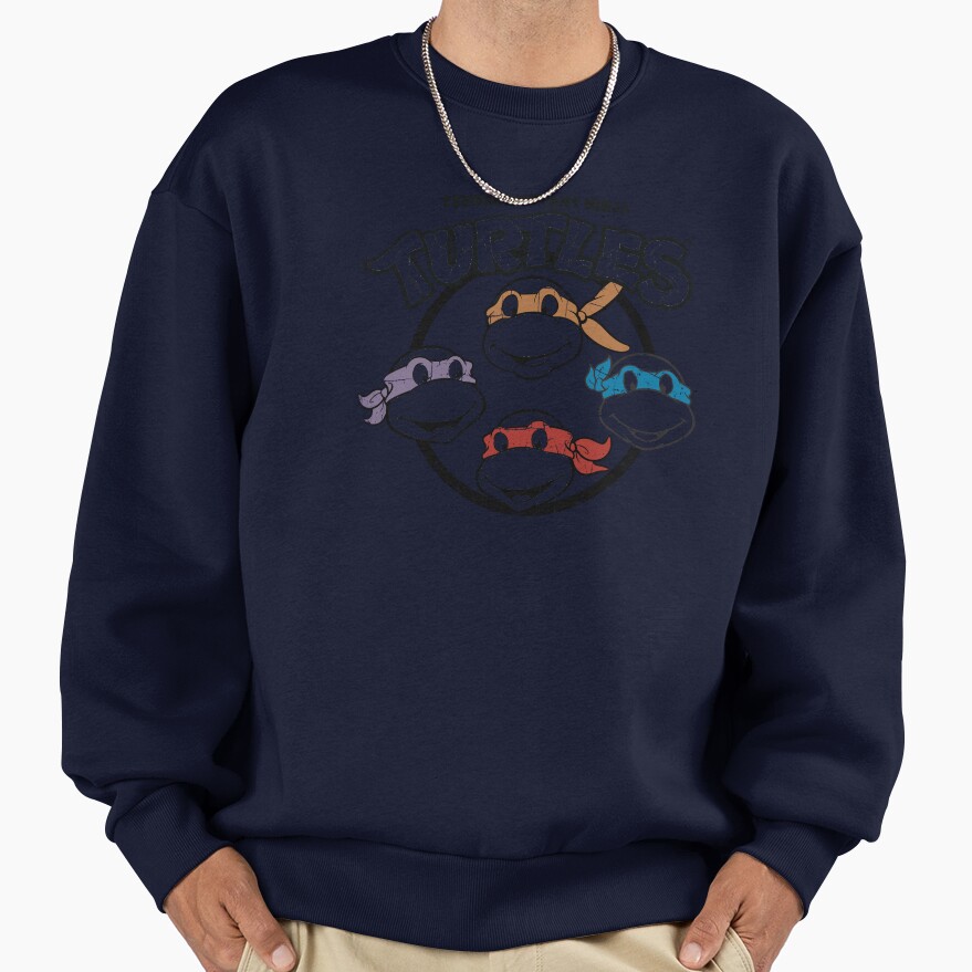 Teenage Mutant Ninja Turtles Tmnt Group Circle Sweatshirt - Image 5