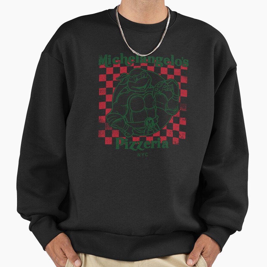 Teenage Mutant Ninja Turtles Mikey S Yummy Pizza Sweatshirt - Image 2
