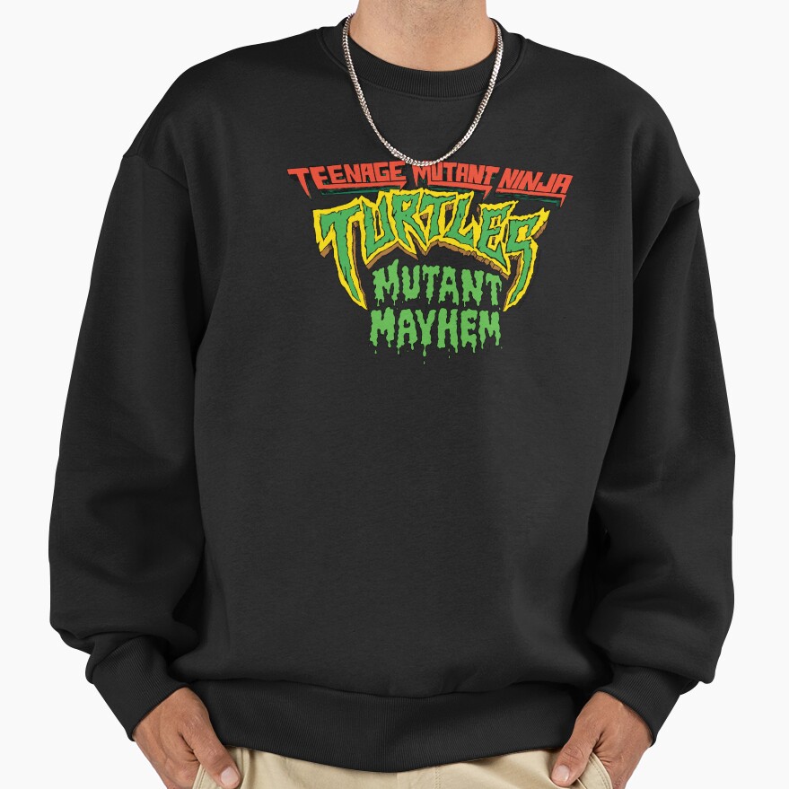 Teenage Mutant Ninja Turtles Mutant Mayhem Retro Slime Logo Sweatshirt