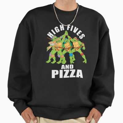 Teenage Mutant Ninja Turtles High Fives And Pizza Vintage Sweatshirt