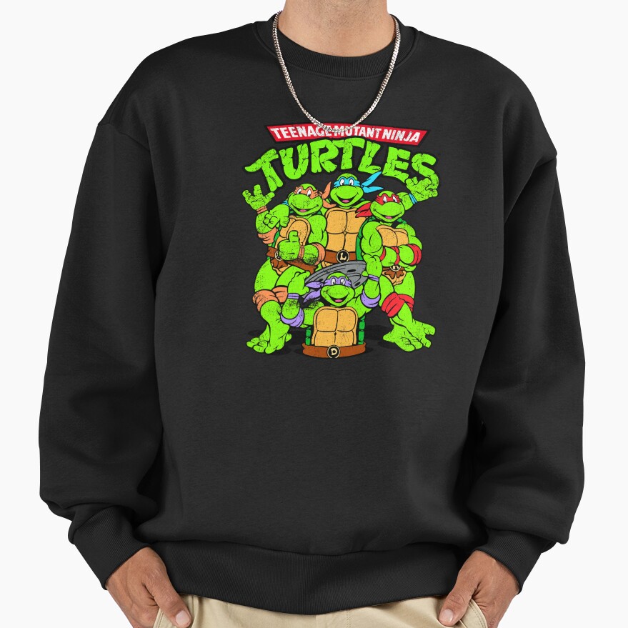 Teenage Mutant Ninja Turtles Classic Group Shot Sweatshirt - Image 2