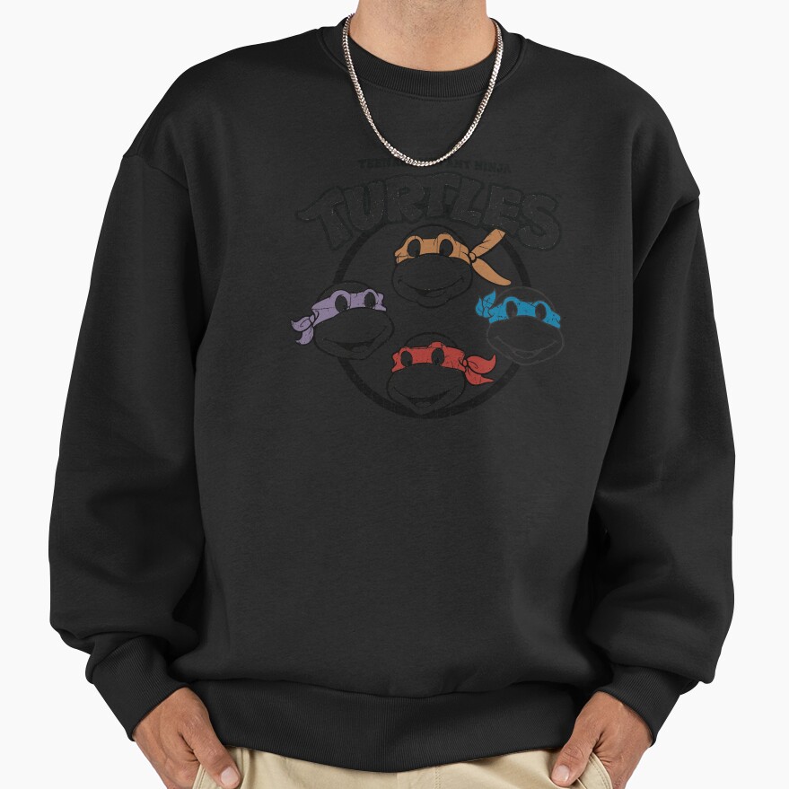 Teenage Mutant Ninja Turtles Tmnt Group Circle Sweatshirt - Image 2