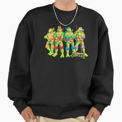 Teenage Mutant Ninja Turtles Polygon Geometric Ninja Group Sweatshirt