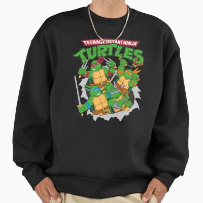 Teenage Mutant Ninja Turtles Retro Classic Ninja Breakout Sweatshirt
