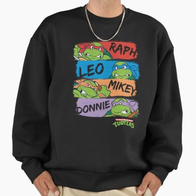 Teenage Mutant Ninja Turtles Nickname Retro Ninja Panels Sweatshirt
