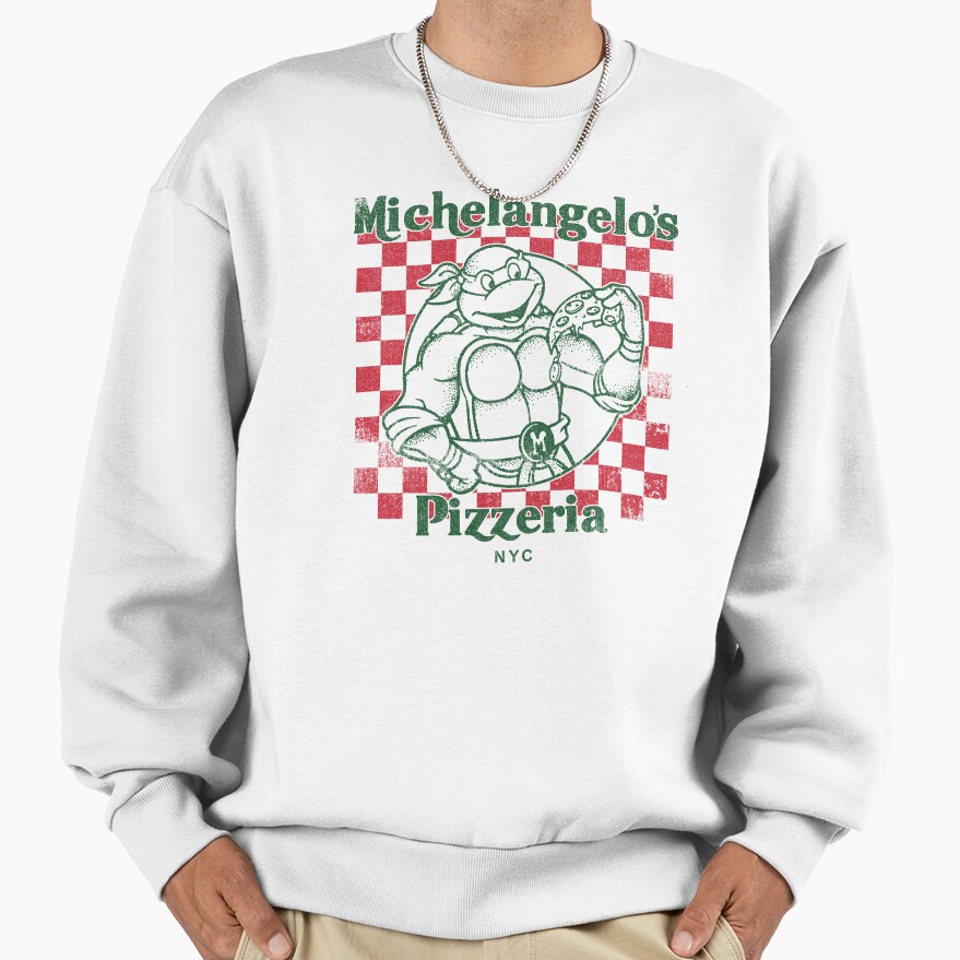 Teenage Mutant Ninja Turtles Mikey S Yummy Pizza Sweatshirt