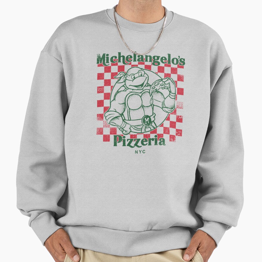 Teenage Mutant Ninja Turtles Mikey S Yummy Pizza Sweatshirt - Image 4