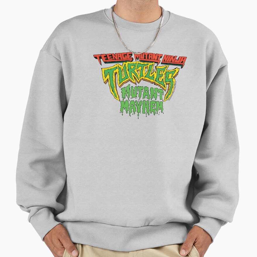 Teenage Mutant Ninja Turtles Mutant Mayhem Retro Slime Logo Sweatshirt - Image 4