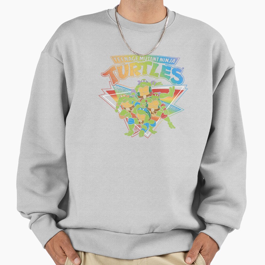 Teenage Mutant Ninja Turtles Pride Rainbow Gradient Sweatshirt - Image 4
