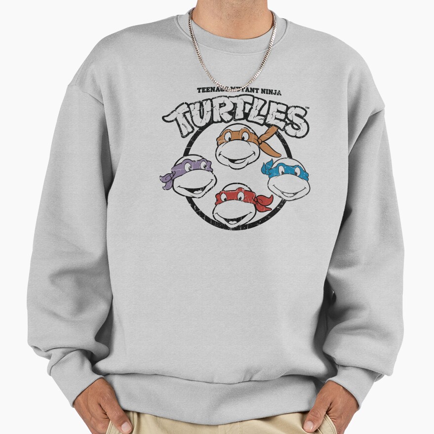 Teenage Mutant Ninja Turtles Tmnt Group Circle Sweatshirt - Image 4