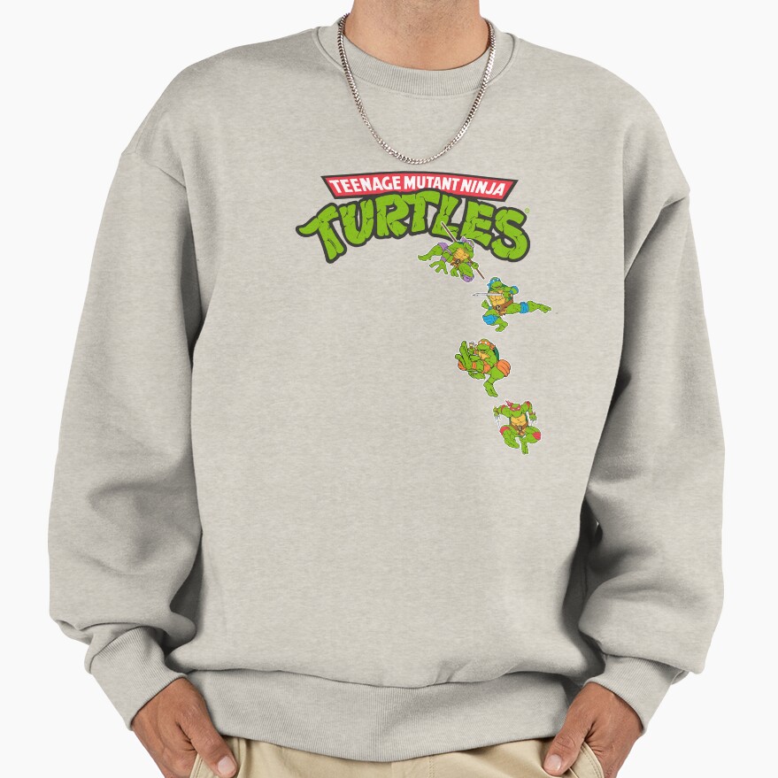 Teenage Mutant Ninja Turtles Swinging Side Ninja Icons Sweatshirt - Image 4