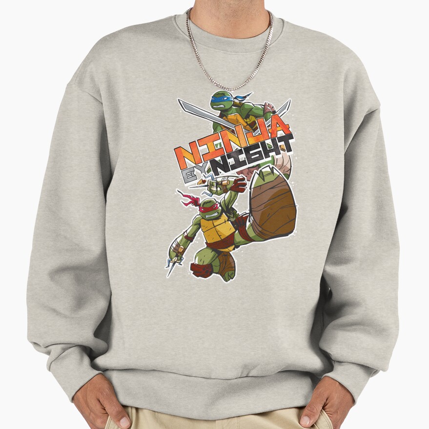 Teenage Mutant Ninja Turtles Ninja By Night Retro High Kick Sweatshirt