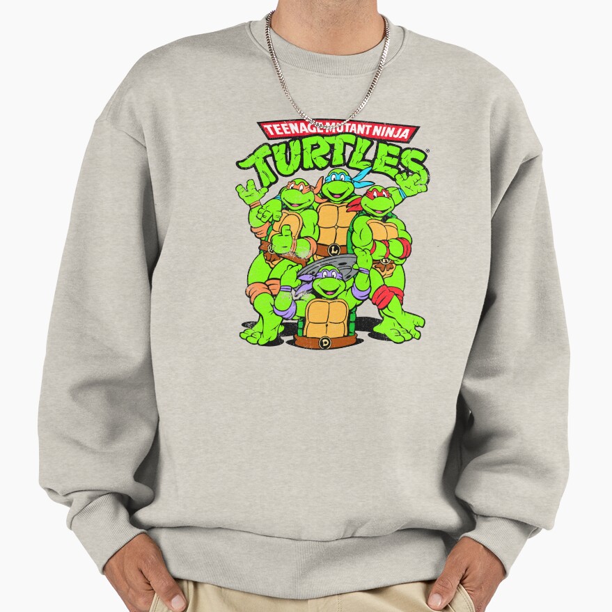 Teenage Mutant Ninja Turtles Classic Group Shot Sweatshirt - Image 3