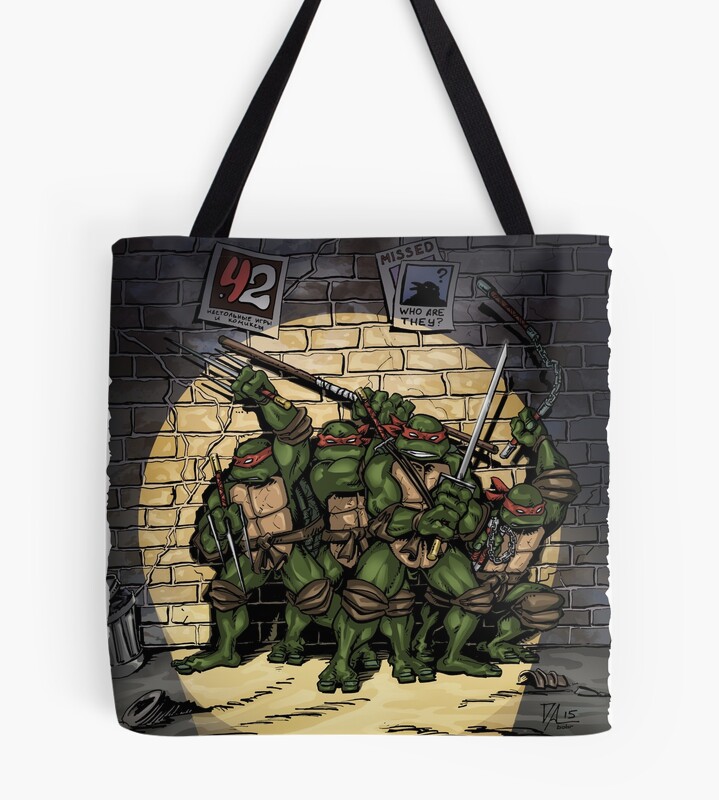 Ninja Turtles Classic Defence Stand Tote Bag