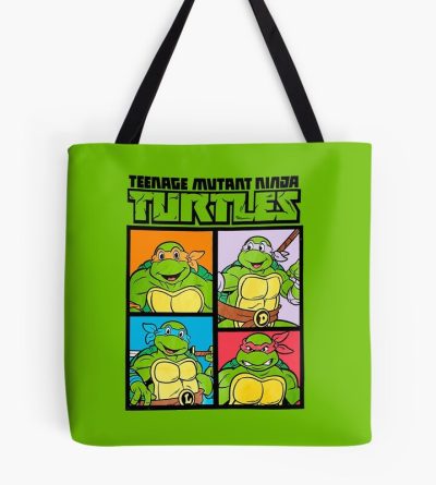 Teenage Turtles Vintage Retro 80s Tote Bag