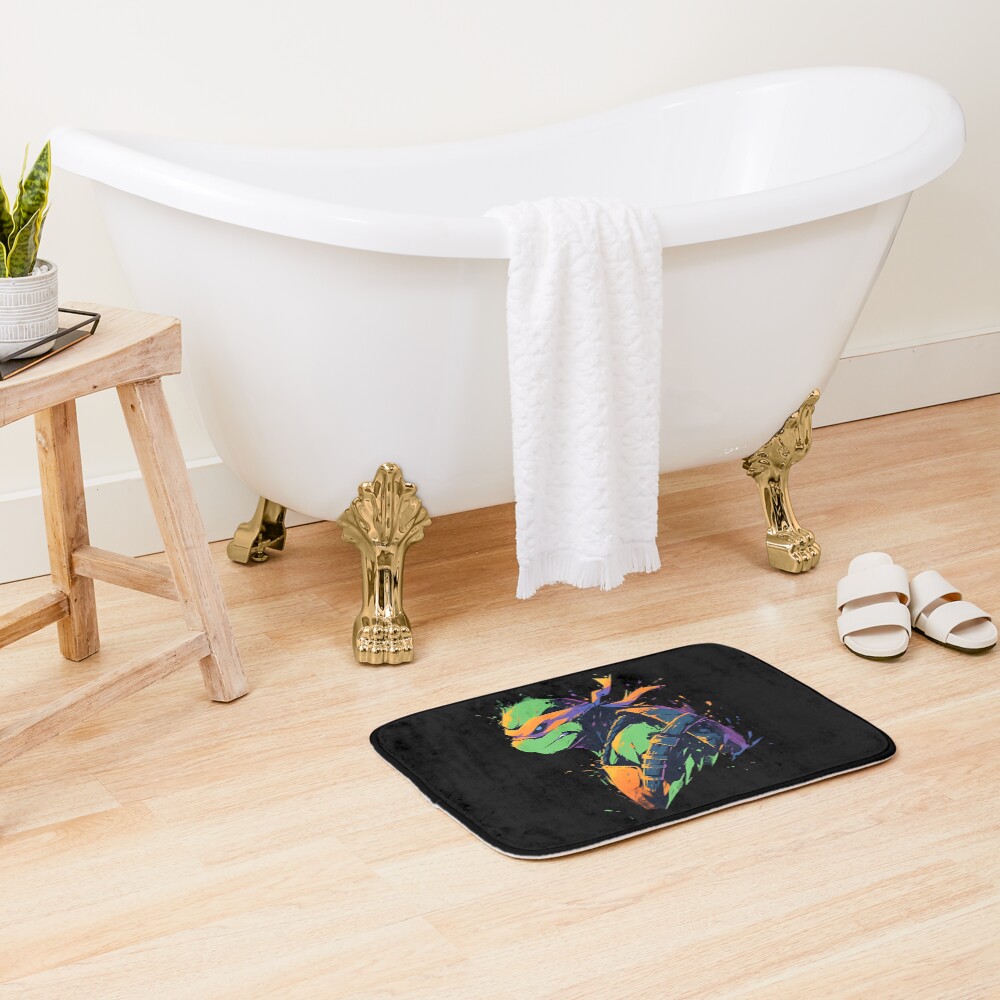 Michelangelo Ninja Turtles Bath Mat - Image 2