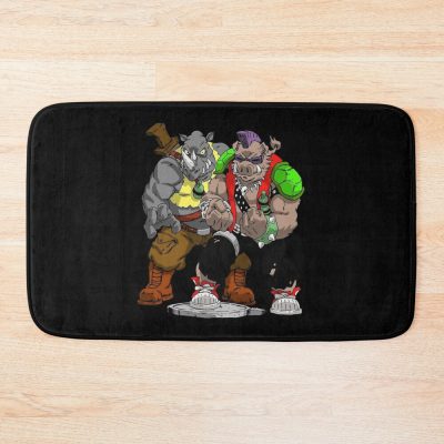 Rocksteady And Bebop Bath Mat
