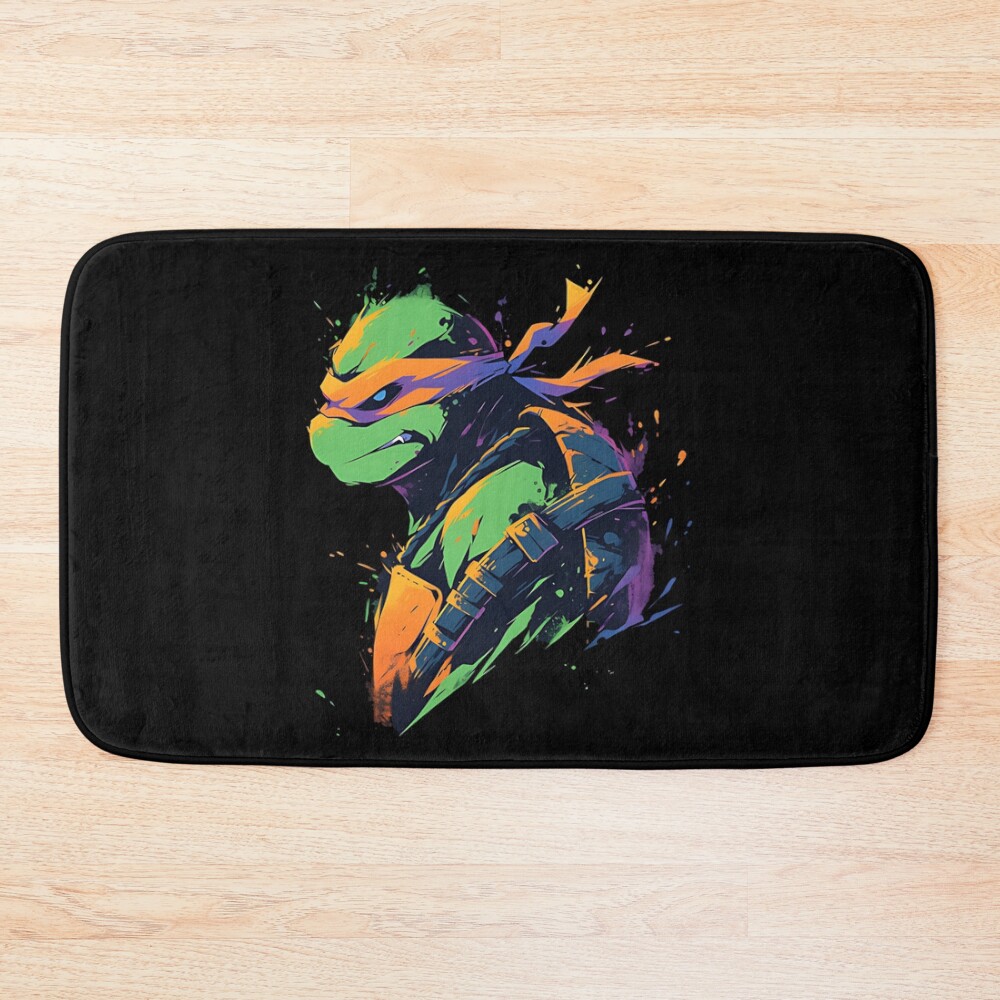 Michelangelo Ninja Turtles Bath Mat