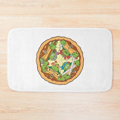 Pizza Mandala Mutant Ninja Turtles Slice Of Life Bath Mat