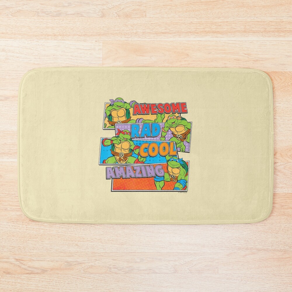 Teenage Mutant Ninja Turtles Awesome Panels Bath Mat