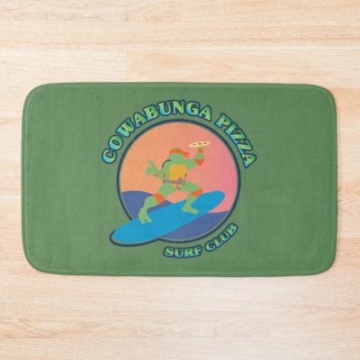 Cowabunga Pizza Surf Club Bath Mat