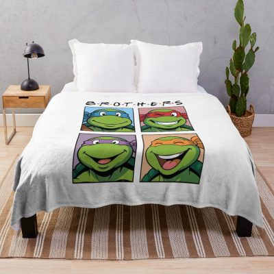Hero Stripes Mutant Ninja Turtles Squad Portraits Throw Blanket