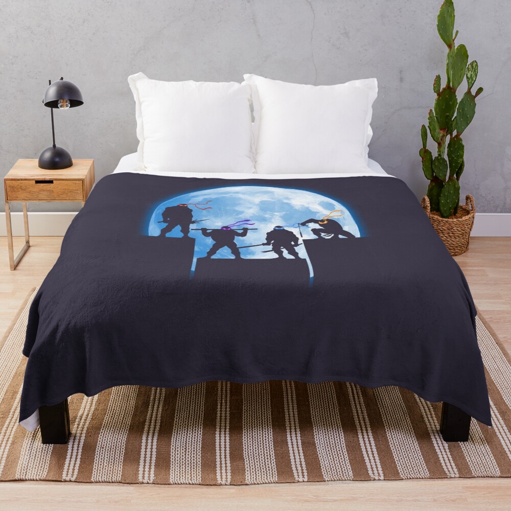 Great Gift Ninja Turtles Gift For Christmas Throw Blanket