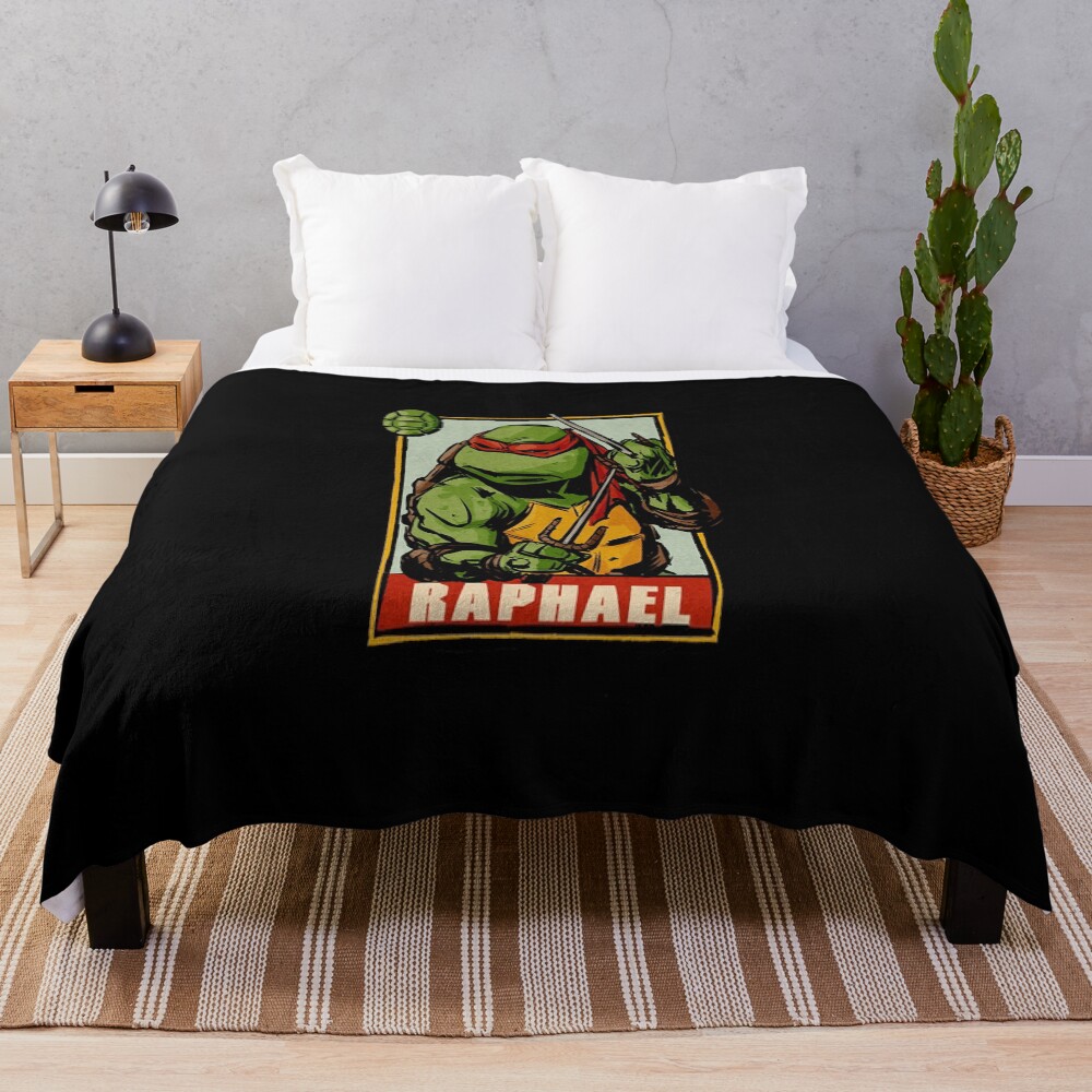 Raph 1990 Teenage Mutant Ninja Turtles Throw Blanket