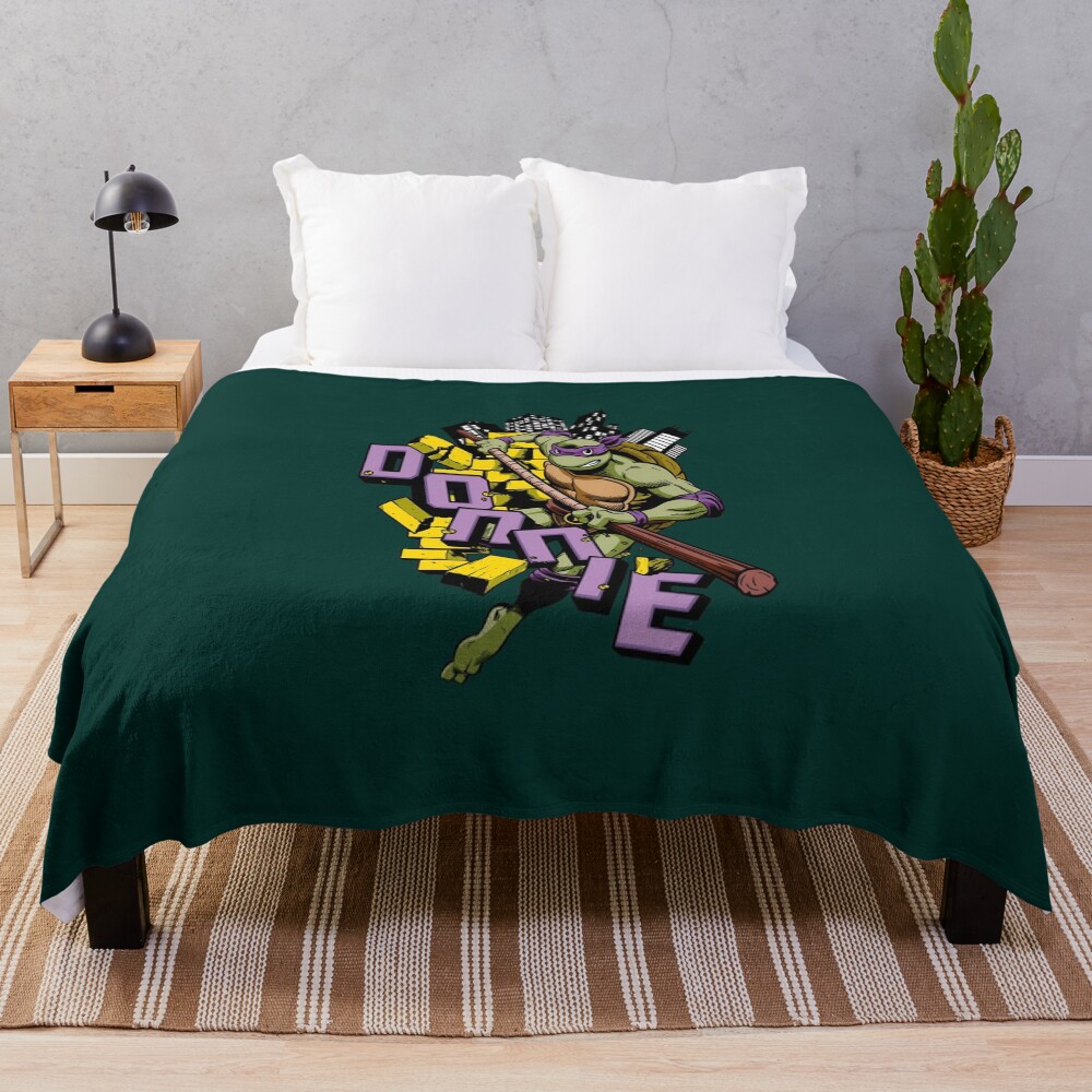 Donnie Teenage Mutant Ninja Turtles Throw Blanket