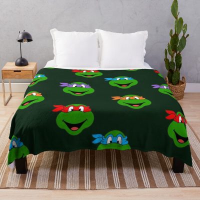 Ninja Turtles Colorful Throw Blanket