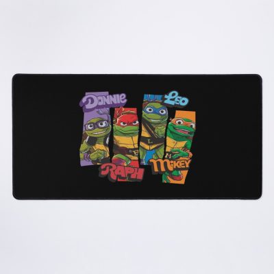 Mnt Retro Comic Panels Ninja Turtles Squad Mouse Pad
