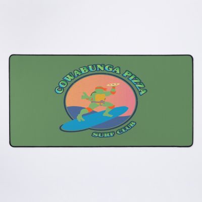 Cowabunga Pizza Surf Club Mouse Pad