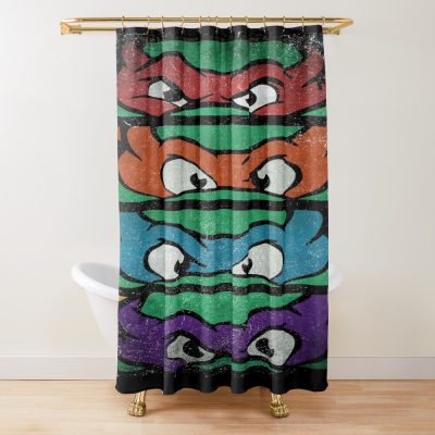 Ninja Turtles Cartoon Shower Curtain