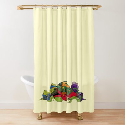 Turtle Nap Shower Curtain