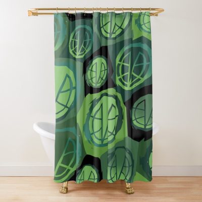 T Emblems Shower Curtain