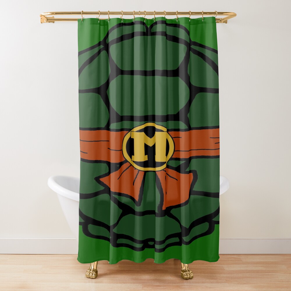 Ninja Turtle Mikey Shower Curtain