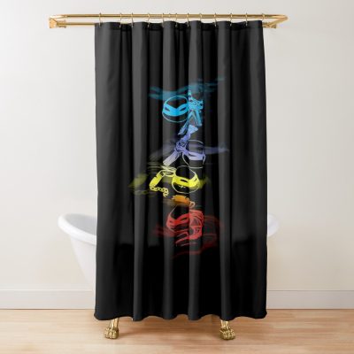 Teenage Mutant Ninja Turtles Art Shower Curtain