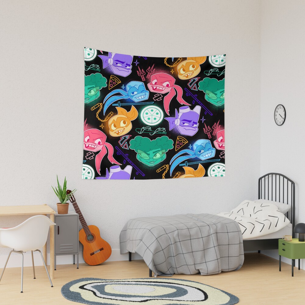 Turtle Power Tapestry