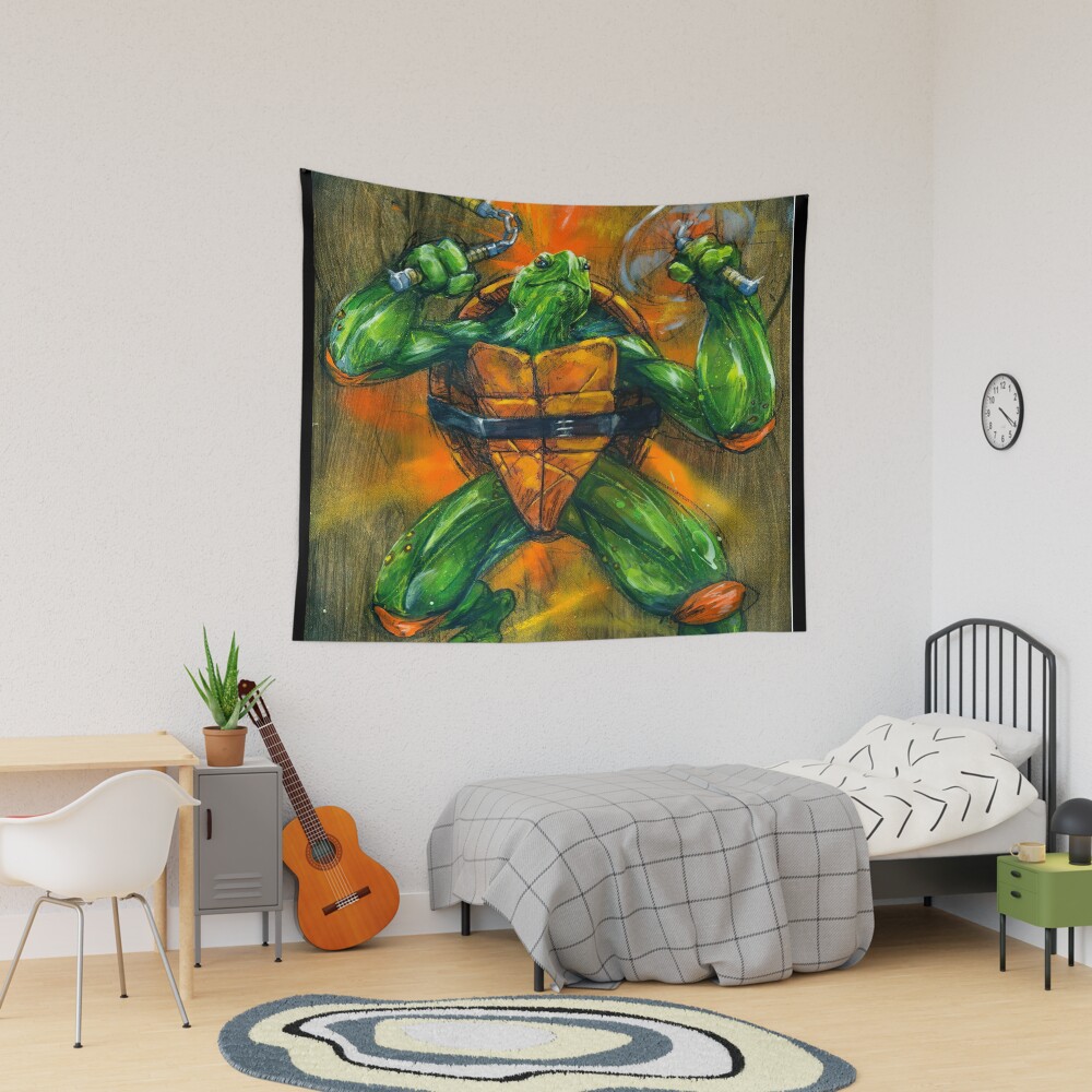 Ninja Turtles Art Tapestry