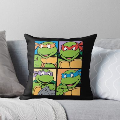 Teenage Mutant Ninja Turtles Gift For Music Fans Throw Pillow