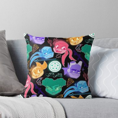 Turtle Power Throw Pillow
