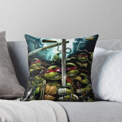 Teenage Mutant Ninja Turtles Tmnt Retro Throw Pillow