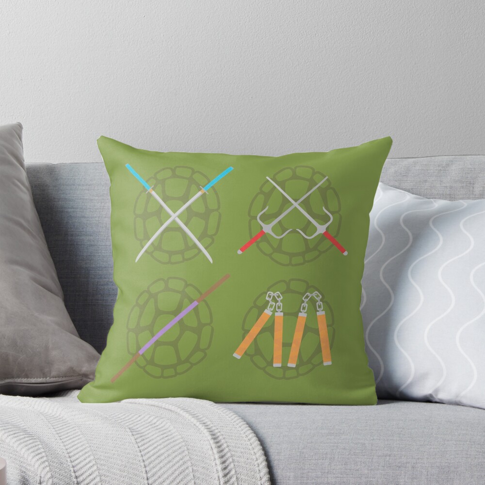 Tmnt Iconic Character Throw Pillow