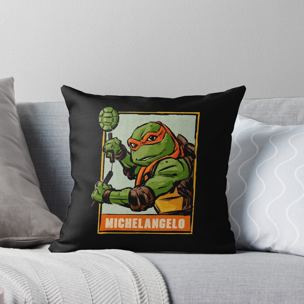 Tmnt Mikey Throw Pillow